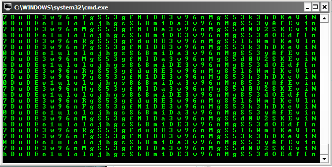 CREATE MATRIX EFFECT ~ pctionary.info | computer information