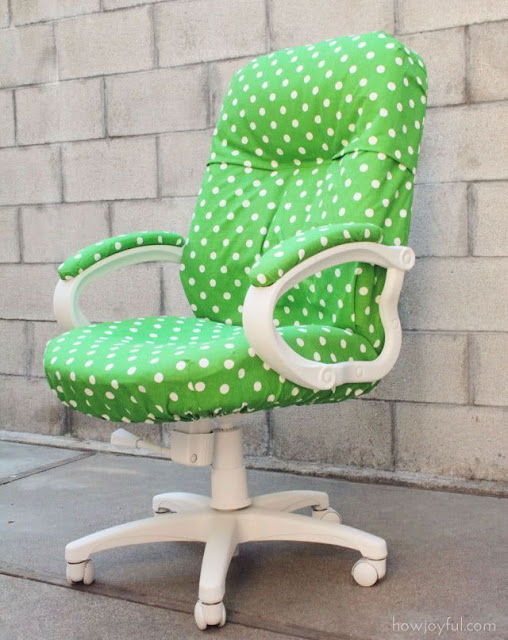  DIY desk chair, from old and ugly to spectacular!