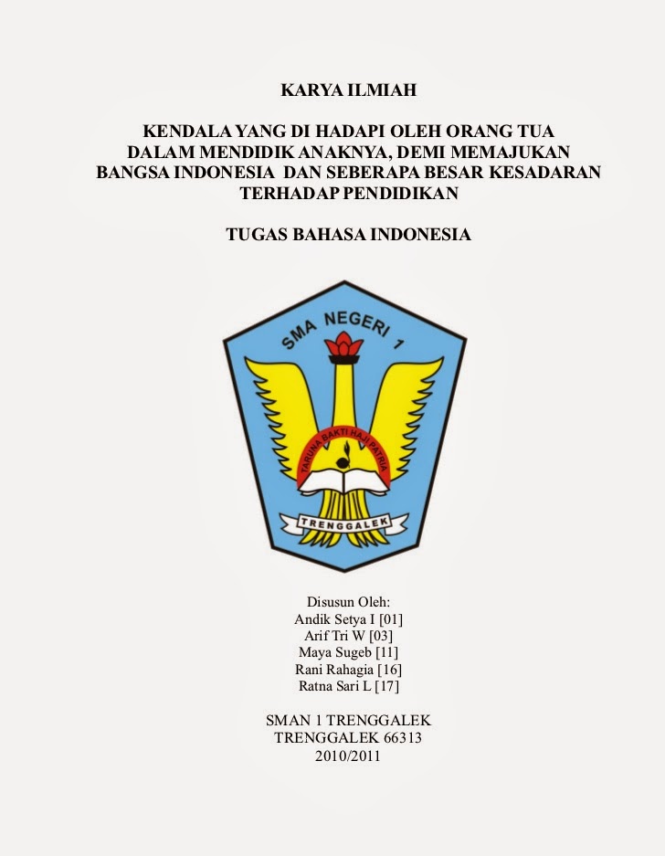 Kumpulan Karya Ilmiah Tugas Akhir Makalah Jurnal Tesis | Caroldoey