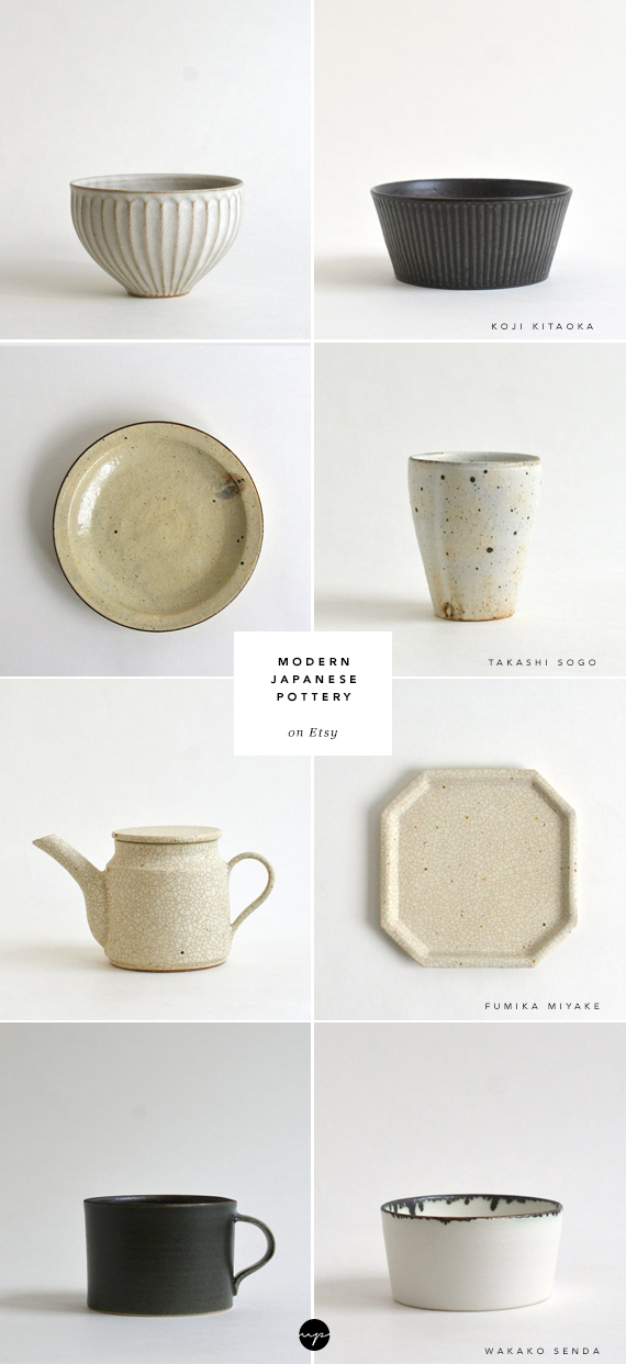 Modern Japanese pottery on Etsy My Paradissi Bloglovin’
