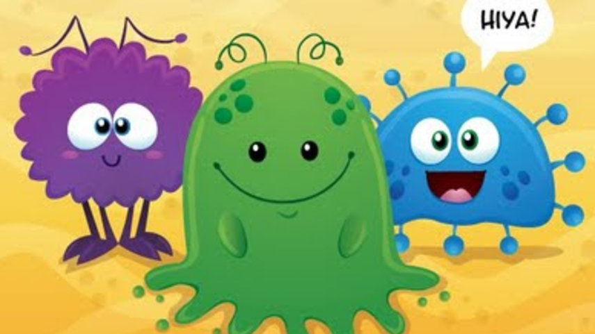 Хорошие бактерии. Добрые микробы. Рисование микробы. Добрые бактерии. Микробы мультяшные.