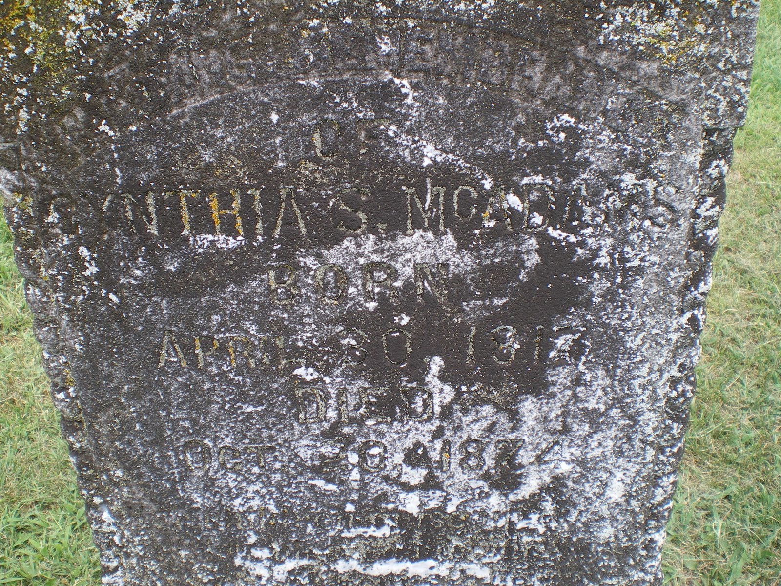 Nolichucky Roots McAdams Graves Tombstone Tuesday