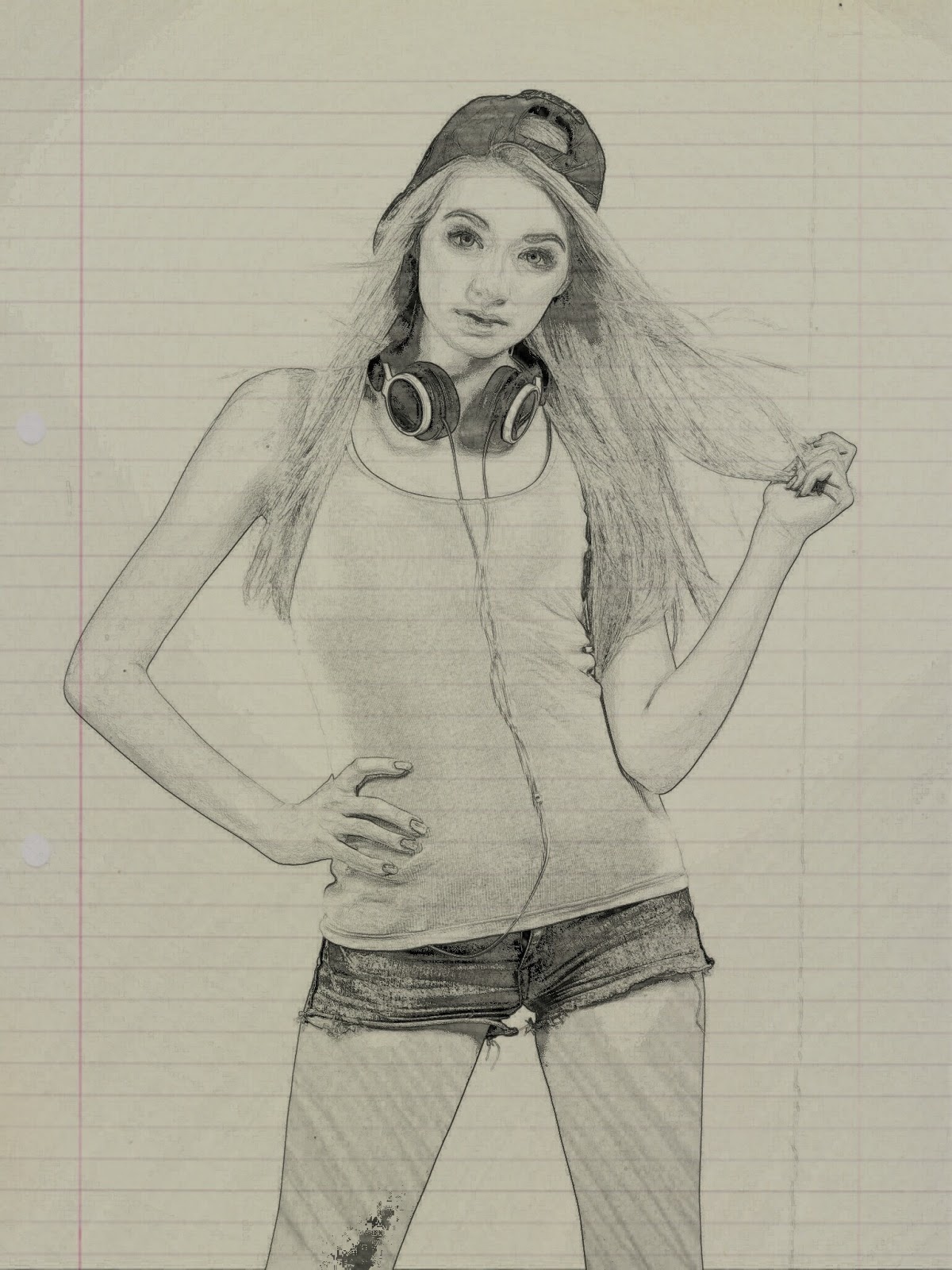 Cara Membuat Efek Sketsa Pensil dengan Picsart
