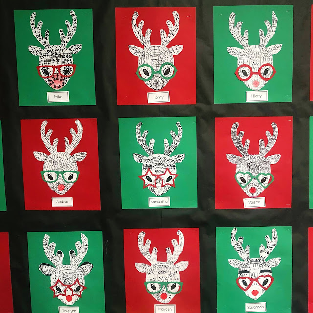 Reindeer-art-project