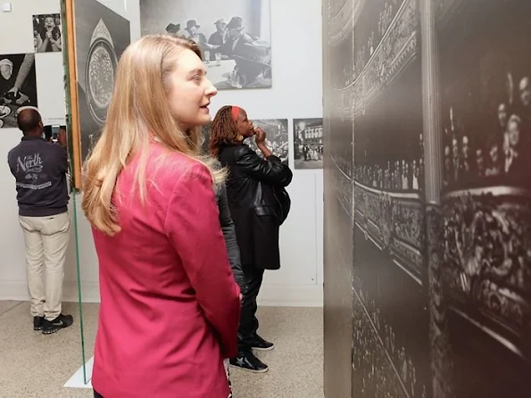 Hereditary Grand Duke Guillaume and Hereditary Grand Duchess Stéphanie visits photo exhibition of “The Family of Man” in Clervaux