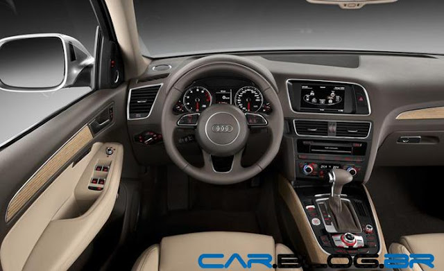 Novo Audi Q5 2013 - por dentro - interior