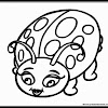Cute Ladybug Coloring Pages - 36 Cute Ladybug Coloring Pages Clip Art Illustrations Clip Art Istock : Cute ladybug coloring page to color, print or download.