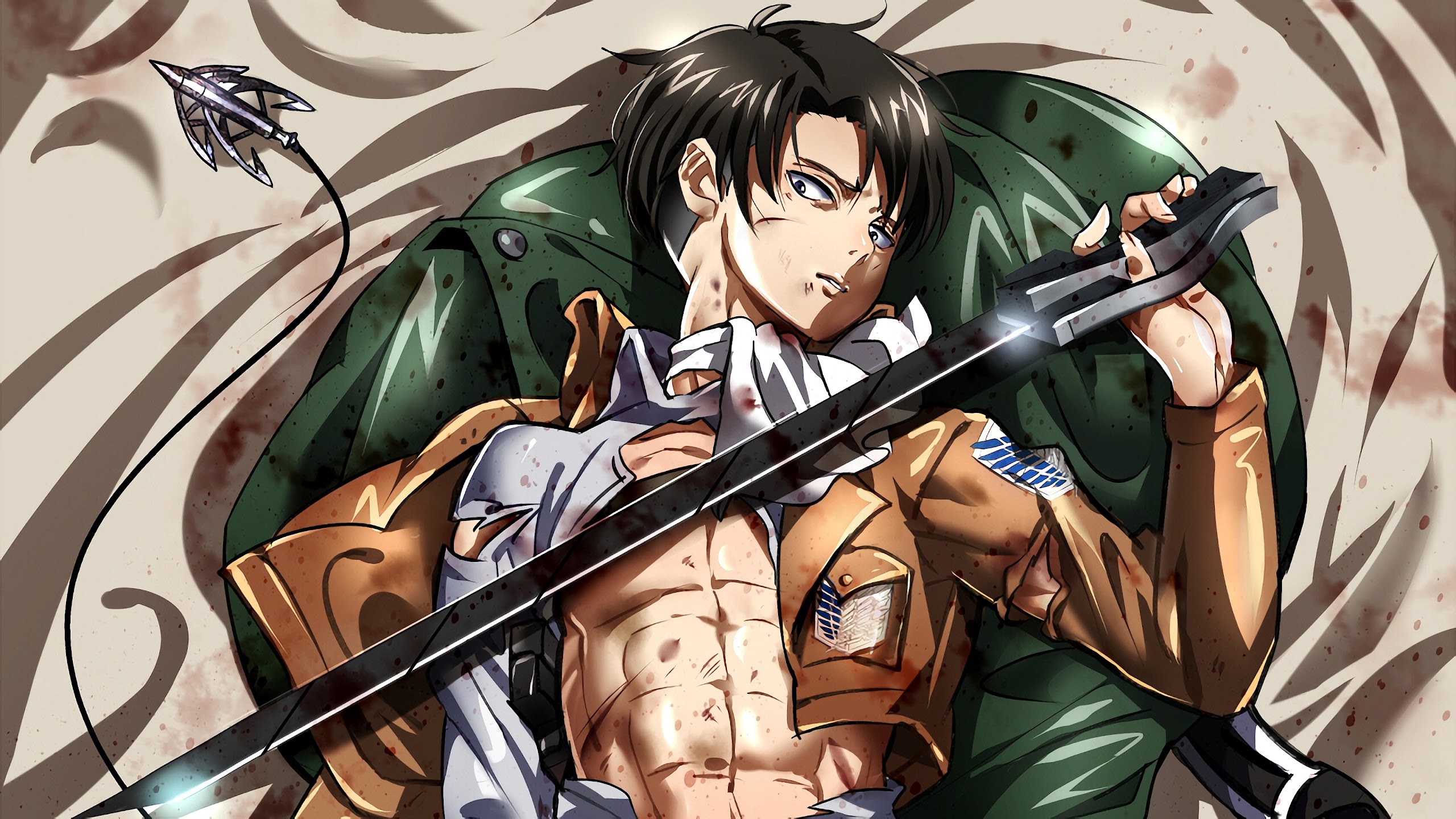 Levi, Attack on Titan, 4K, #138 Wallpaper PC Desktop