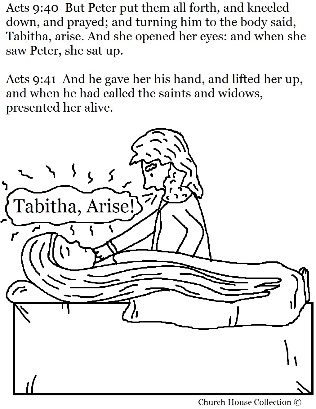 tabitha coloring pages - photo #1