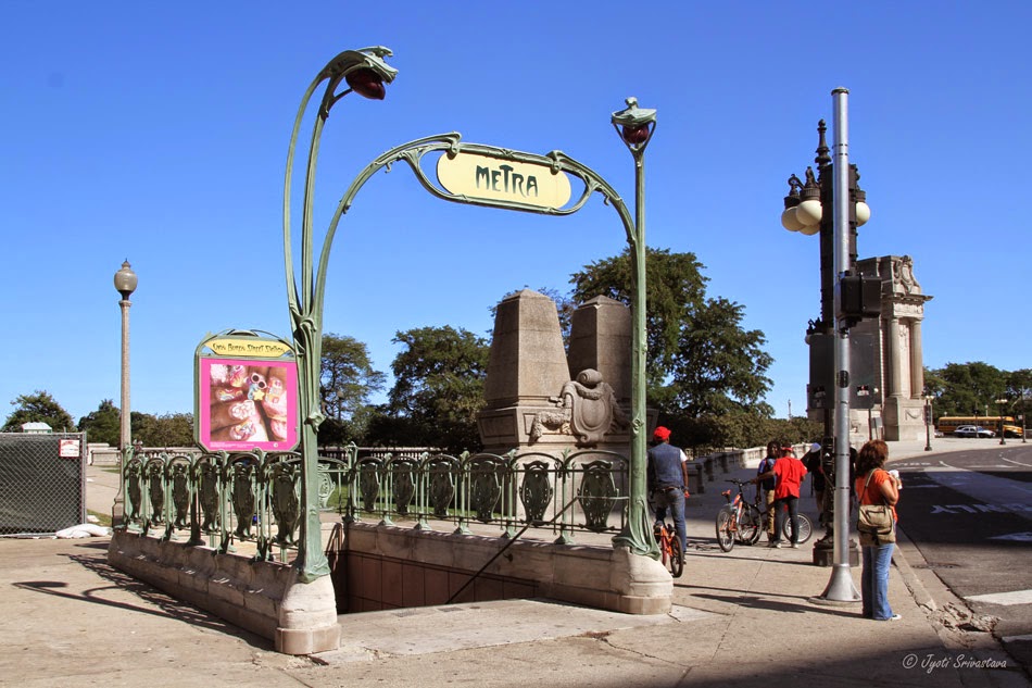 Public Art in Chicago Van Buren Street Station [Metra]