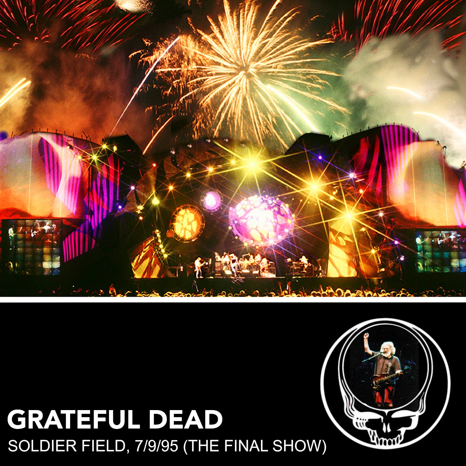 Grateful Dead So Many Roads Chicago 7 9 95 John's Custom Grateful Dead Album Cover Art