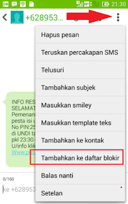 Cara Blokir SMS Di Android