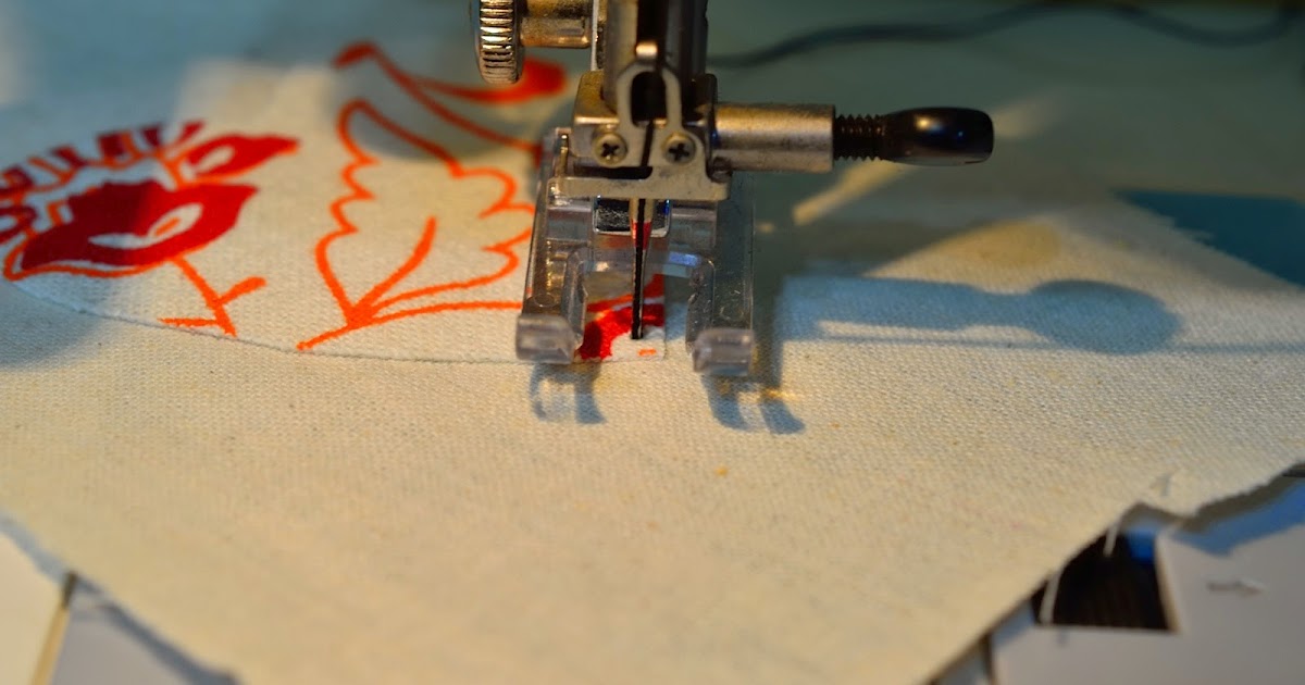 Machine applique using straight stitch Projects by Jane