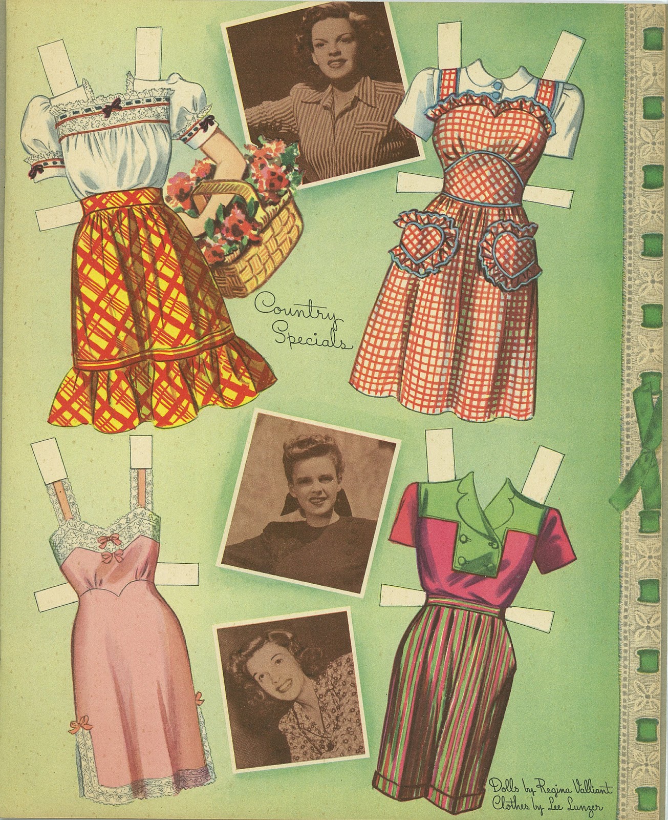 Miss Missy Paper Dolls Judy Garland