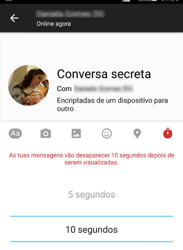 conversas secretas do facebook