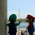 Mario e Luigi visitano per Pasqua Washington.