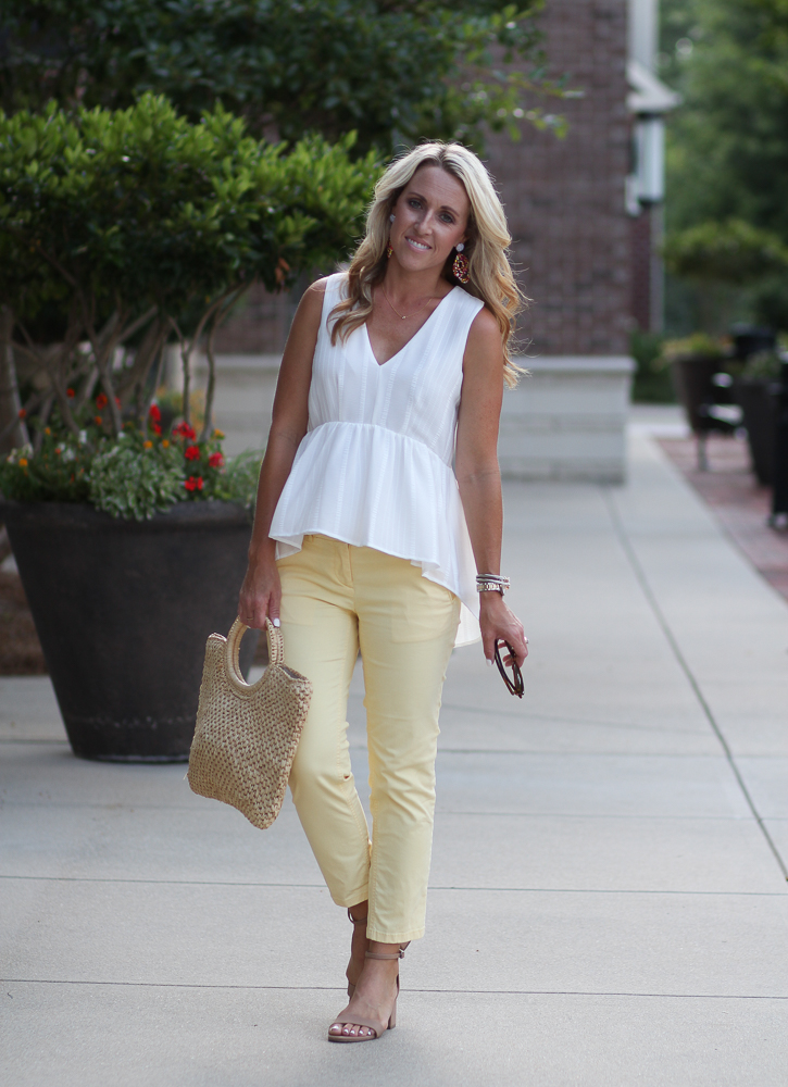 Two Peas in a Blog Yellow Pants for Summer