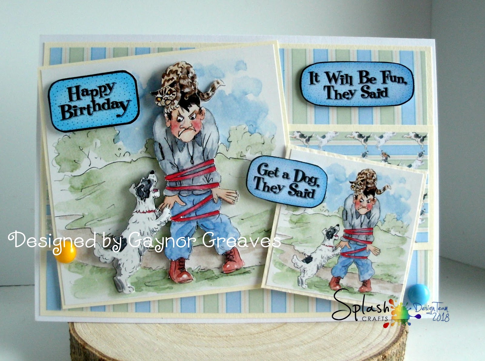 Designs by Gaynor Greaves The Grumps Designed for Splash crafts