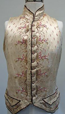 Jane Austen Today: Regency Fashion: Polychrome Embroidered Men's Waistcoats