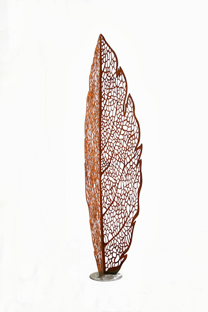 Lump Leaf Skeleton Sculpture