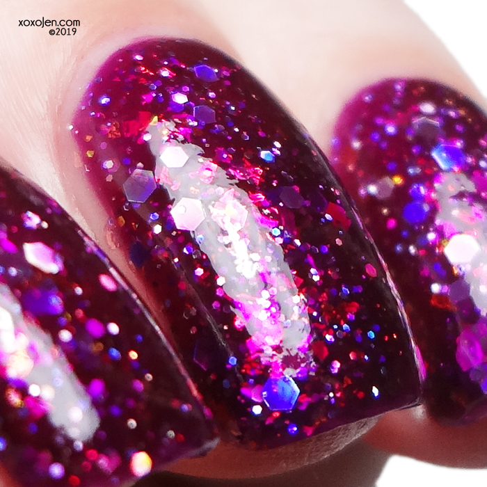 xoxoJen's swatch of Glam Polish END GAME