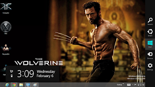 X Men The Wolverine Theme For Windows 8