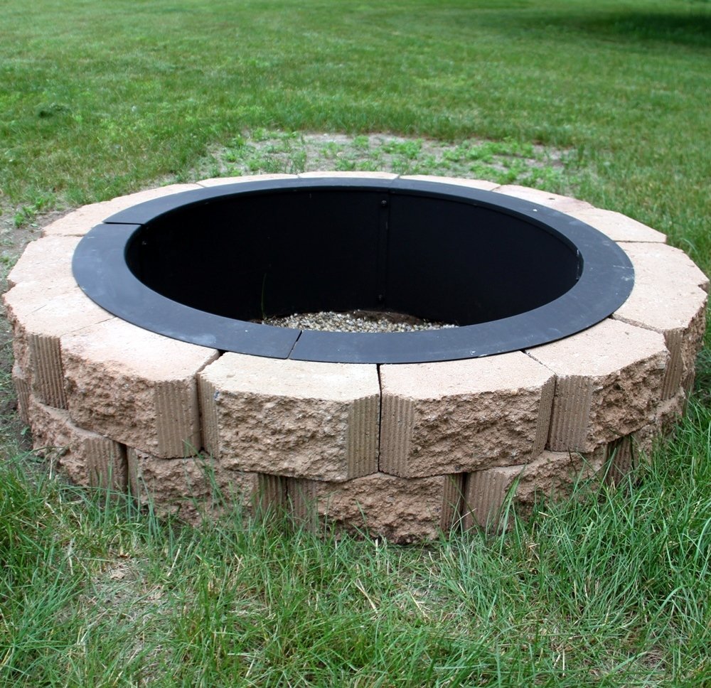 Building Fire Pit From Bricks 20 diy easy building a fire pit with bricks for your yard and garden