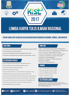 Lomba Karya Tulis Ilmiah Nasional KIST 2 (Kalijaga Innovation And Research Competition) 2016-2017 Lomba Karya Tulis Ilmiah Nasional KIST 2 (Kalijaga Innovation And Research Competition) 2016-2017