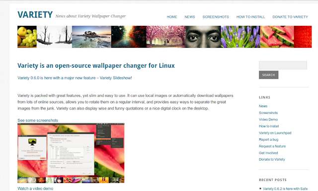 Variety, fondos de escritorio en tu Linux