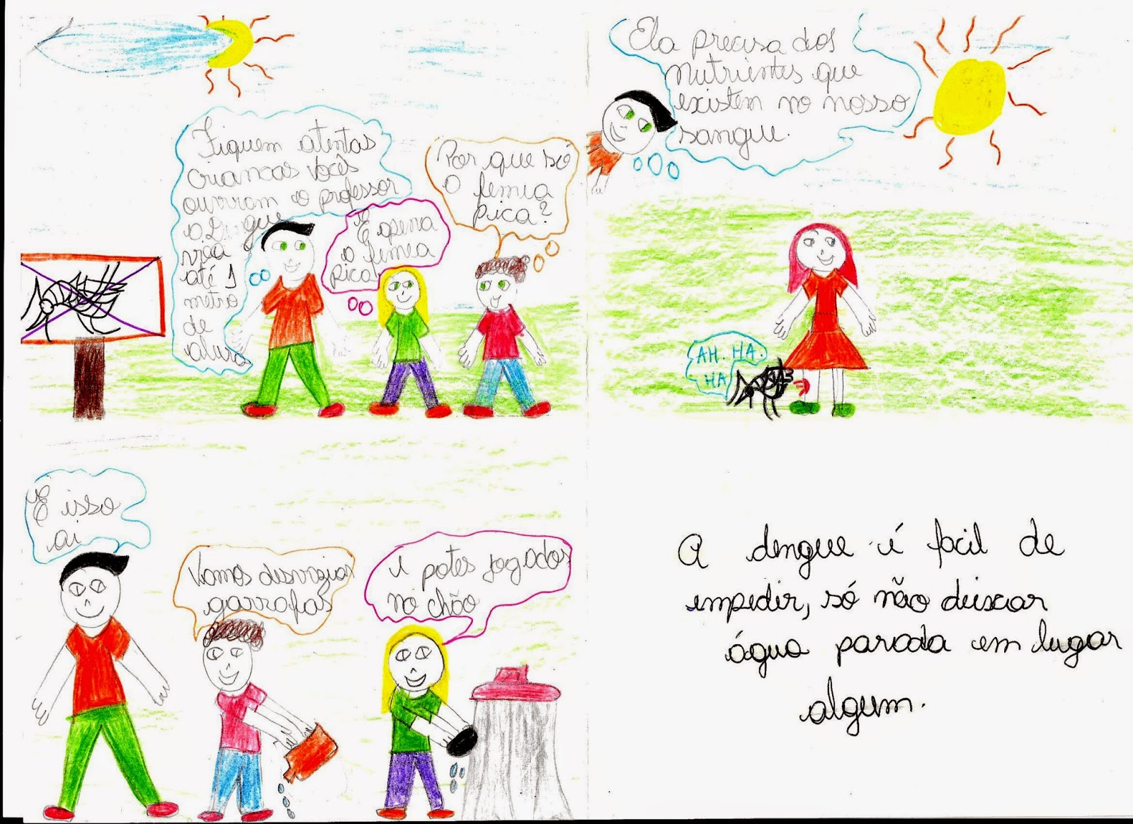 História Em Quadrinhos Sobre Dengue - RETOEDU