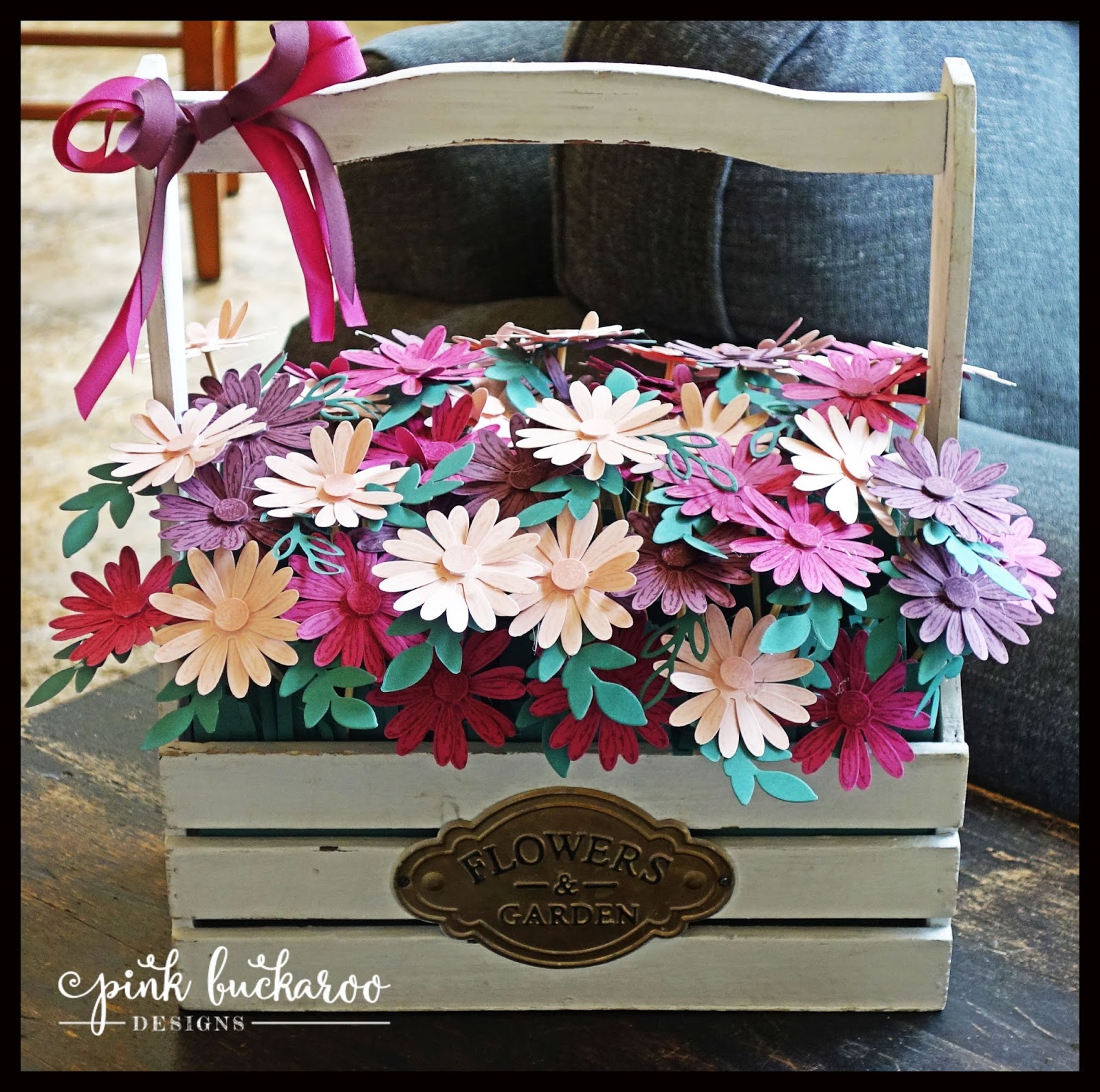 Pink Buckaroo Designs Daisy Bouquet