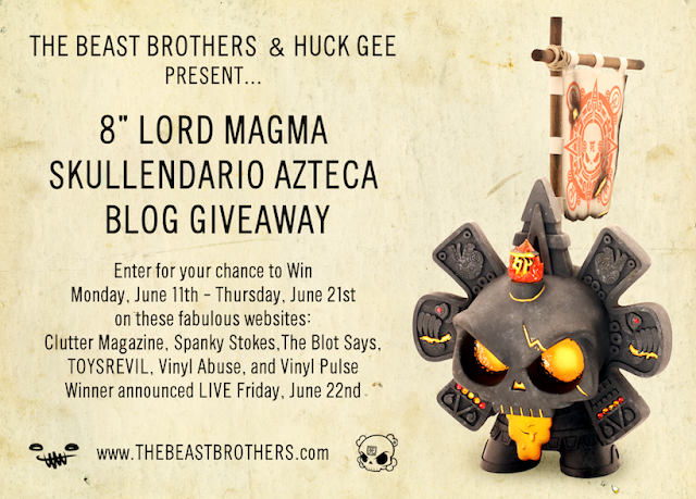 Lord Magma Skullendario Blog Giveaway from The Beast Brothers & Huck Gee