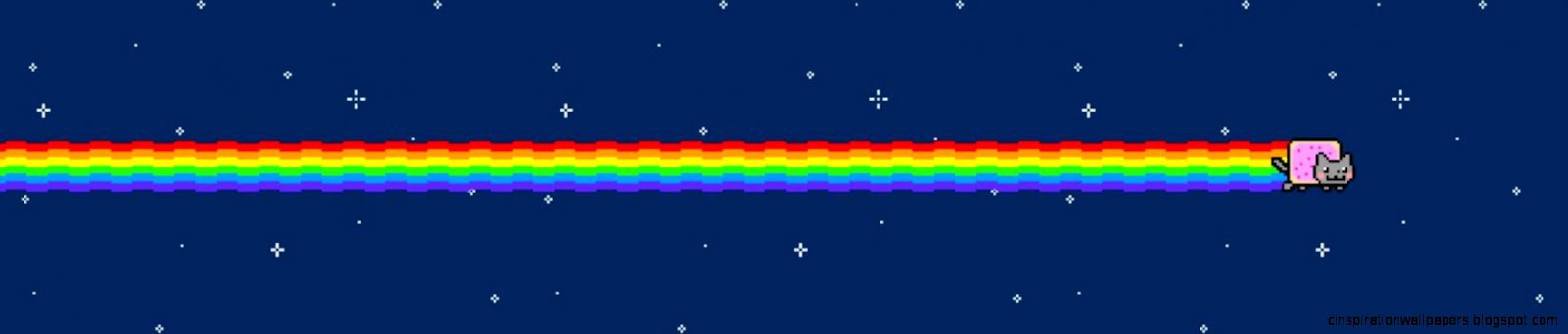 3 monitors Nyan Cat wallpaper by JustJanek on DeviantArt