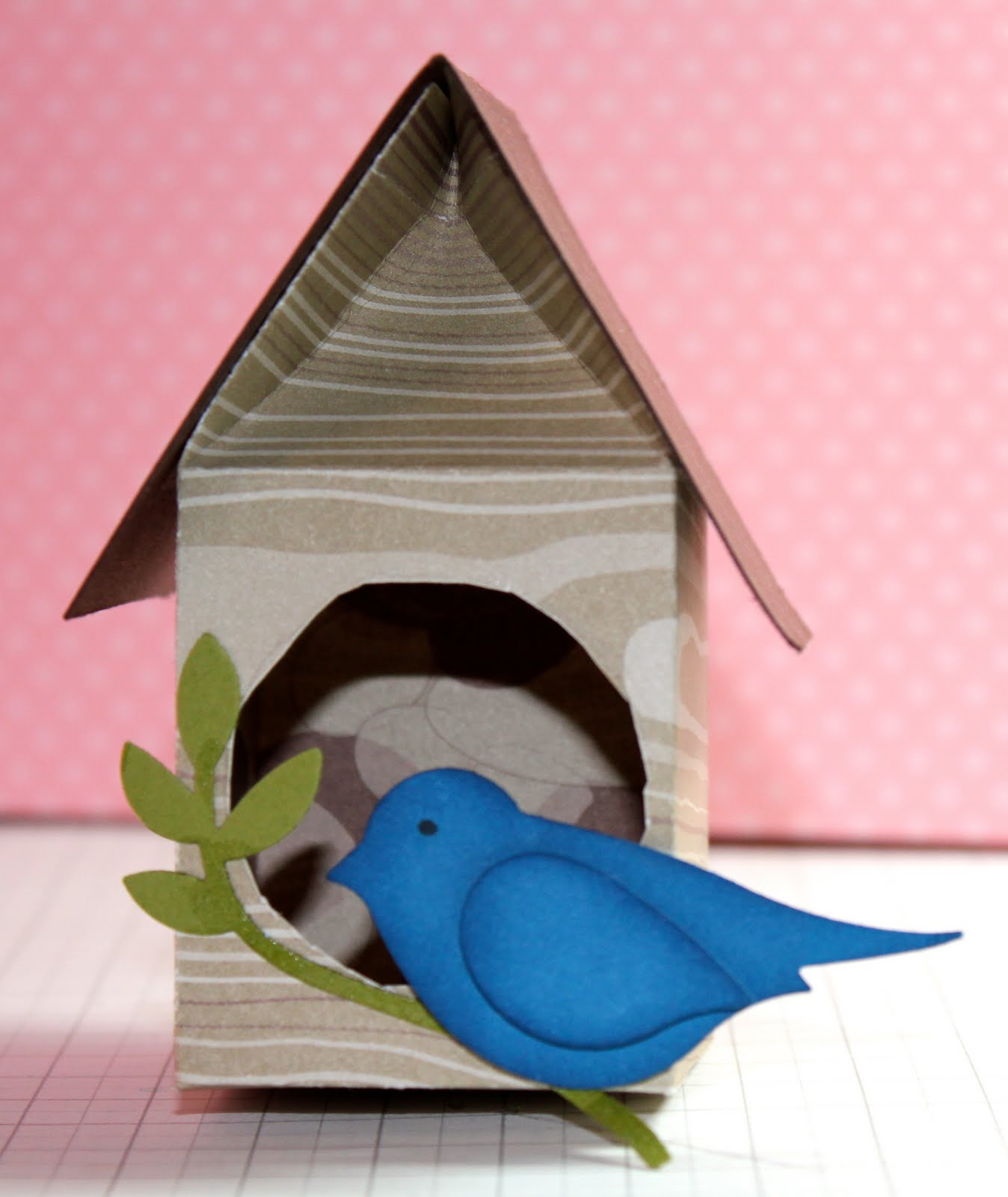 Card making and Scrapbooking: Milk Carton Bird House