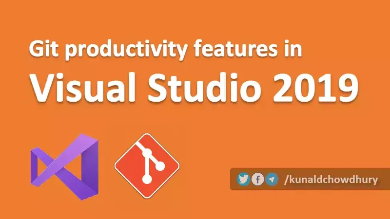 Visual Studio 2019 version 16.8 adds a set of Git productivity features