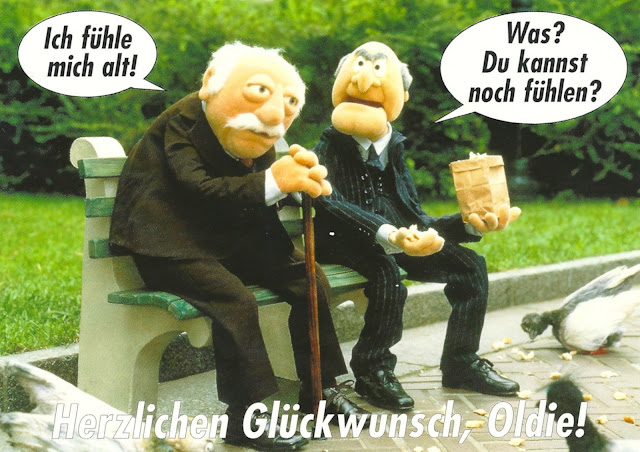 My Favorite Funny Postcards: Happy Birthday - Muppets Greeting, Statler ...