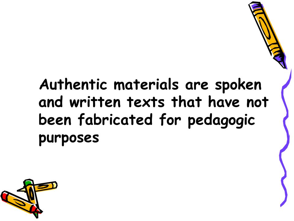Eportfolio Using authentic material in the EFL classroom