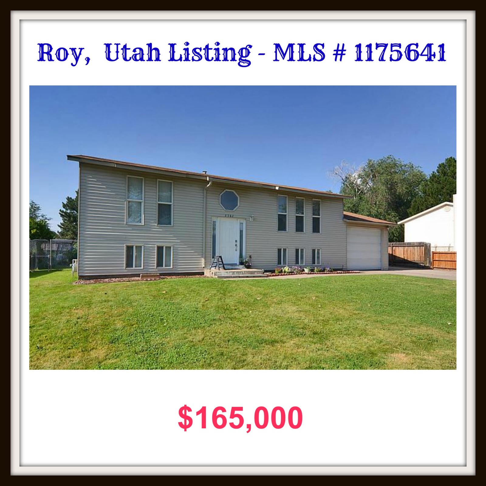 Locate Utah Homes Roy, Utah 5 Bedroom Home For Sale