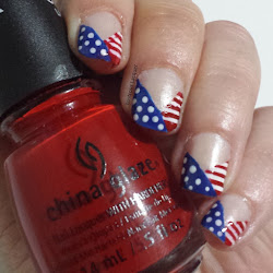 french patriotic manicure tip 4th july nail tips