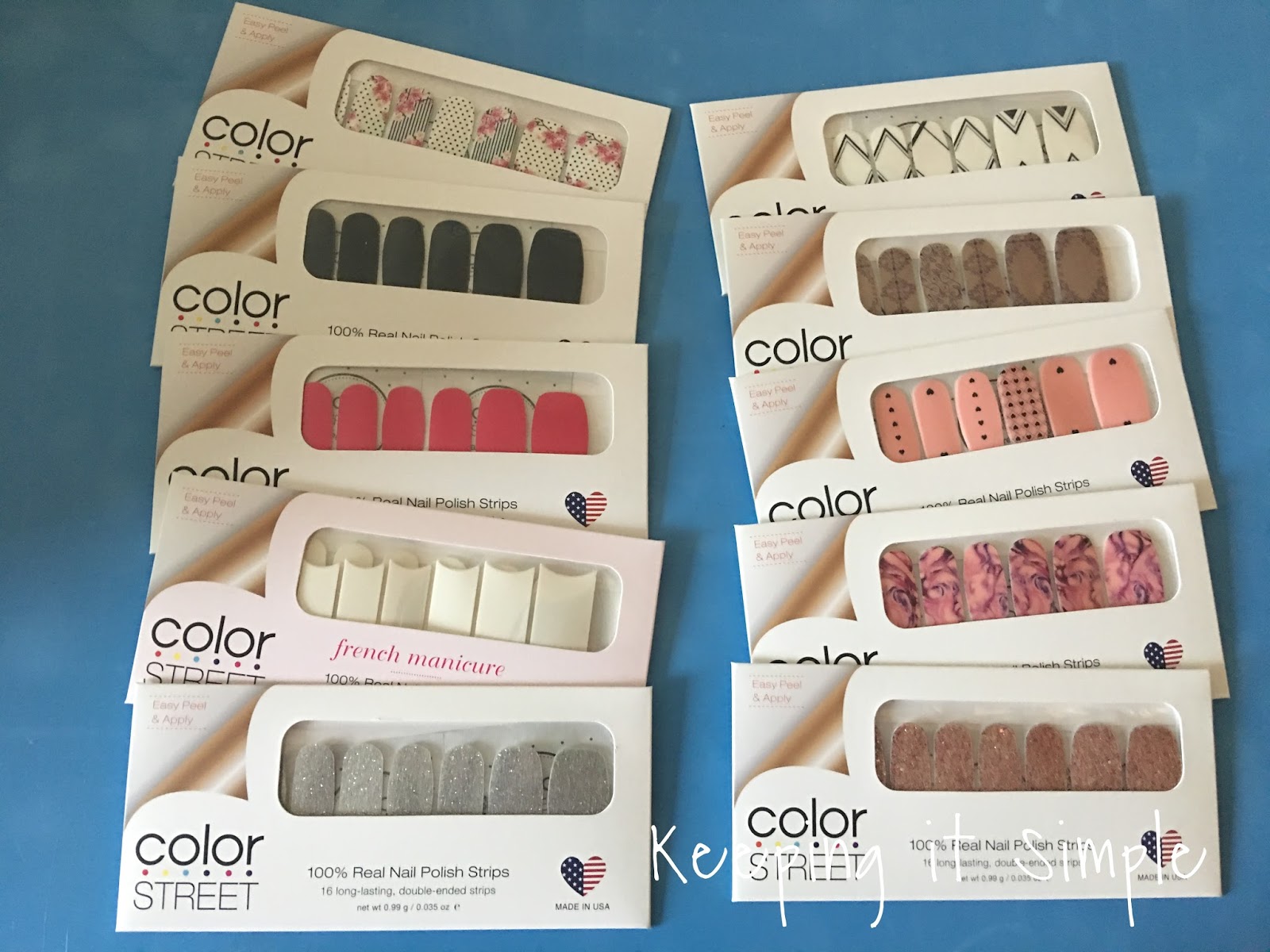 5. Color Street Nail Art: Mixing Colors on One Nail - wide 8
