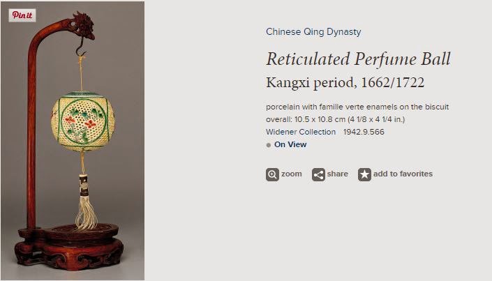 <img src="Kangxi Reticulated Perfume ball on Stand .jpg" alt=" Famille Verte on Biscuit">