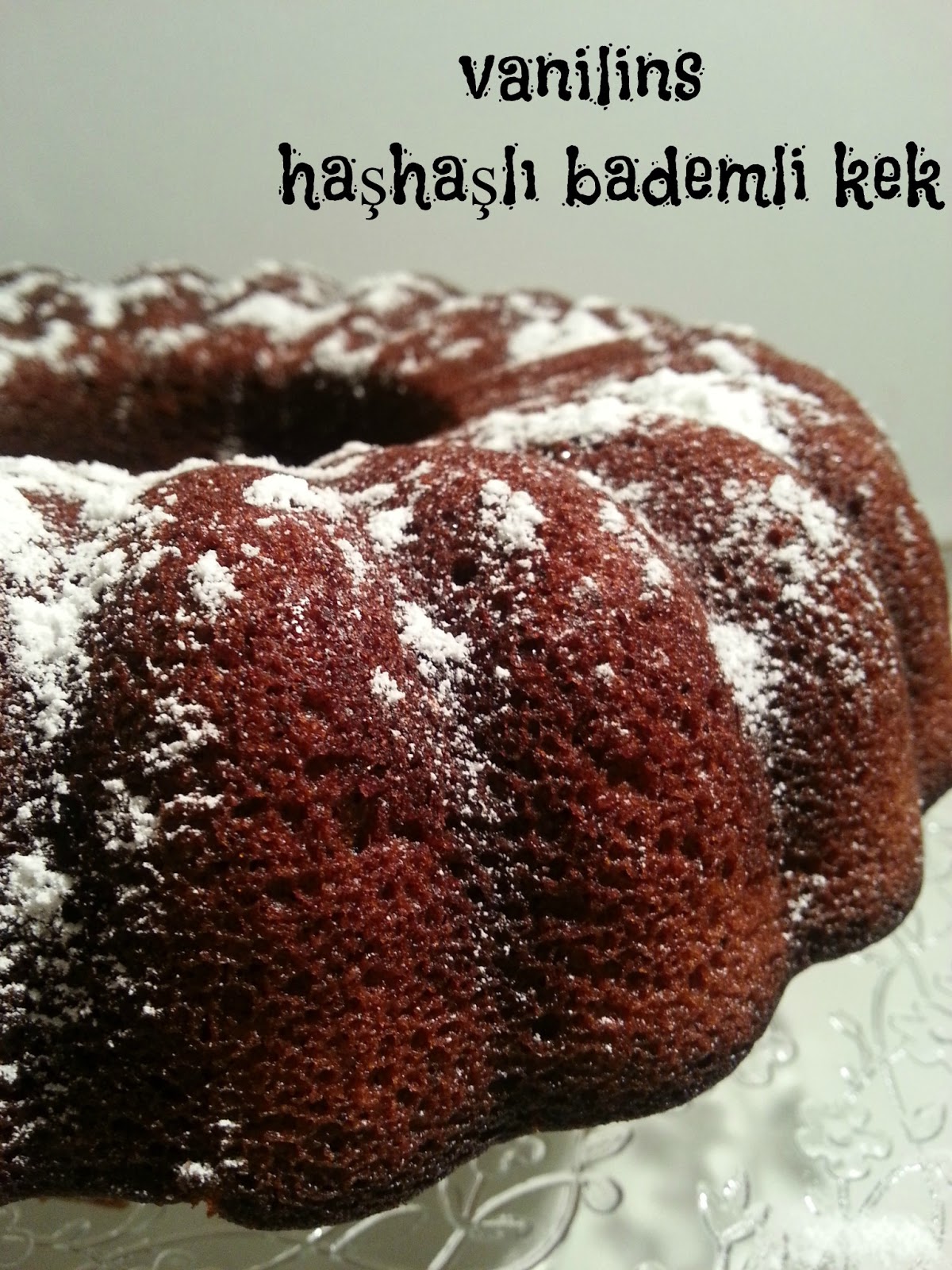 Haşhaşlı bademli kek Vanilins