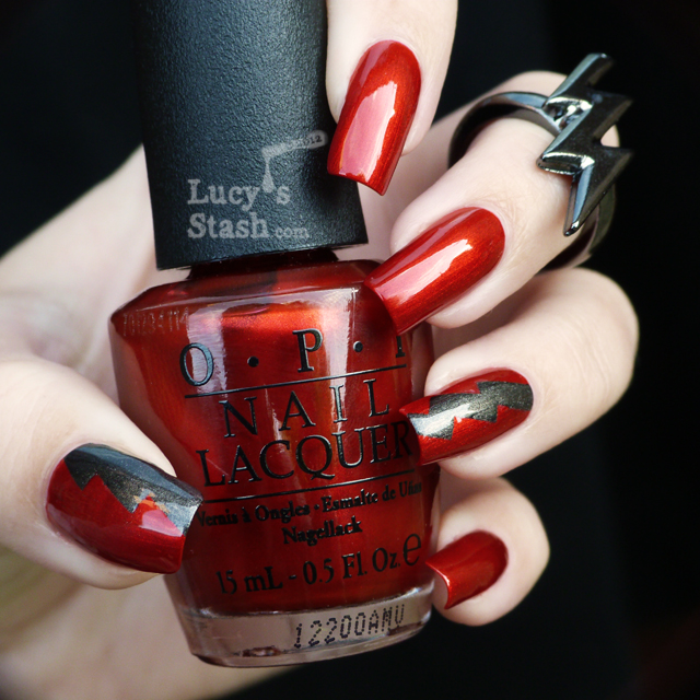 Lucy's Stash - Lightning Bolt Tape Manicure