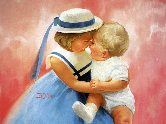 Beautiful Childhood Paintings by Donald Zolan