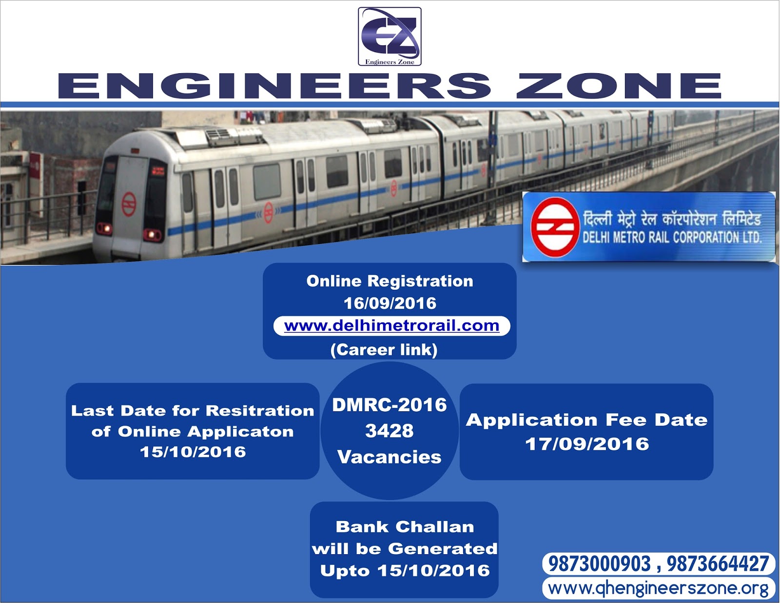 Engineers Zone DMRC JE Coaching Classes in Delhi