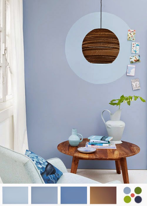 Your Home with Mediterranean blue palette