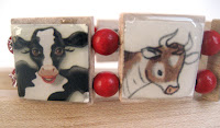 bracelet made from Skinny Cow package
