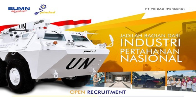 Lowongan Kerja Pt Pindad Persero Bangun Kelir