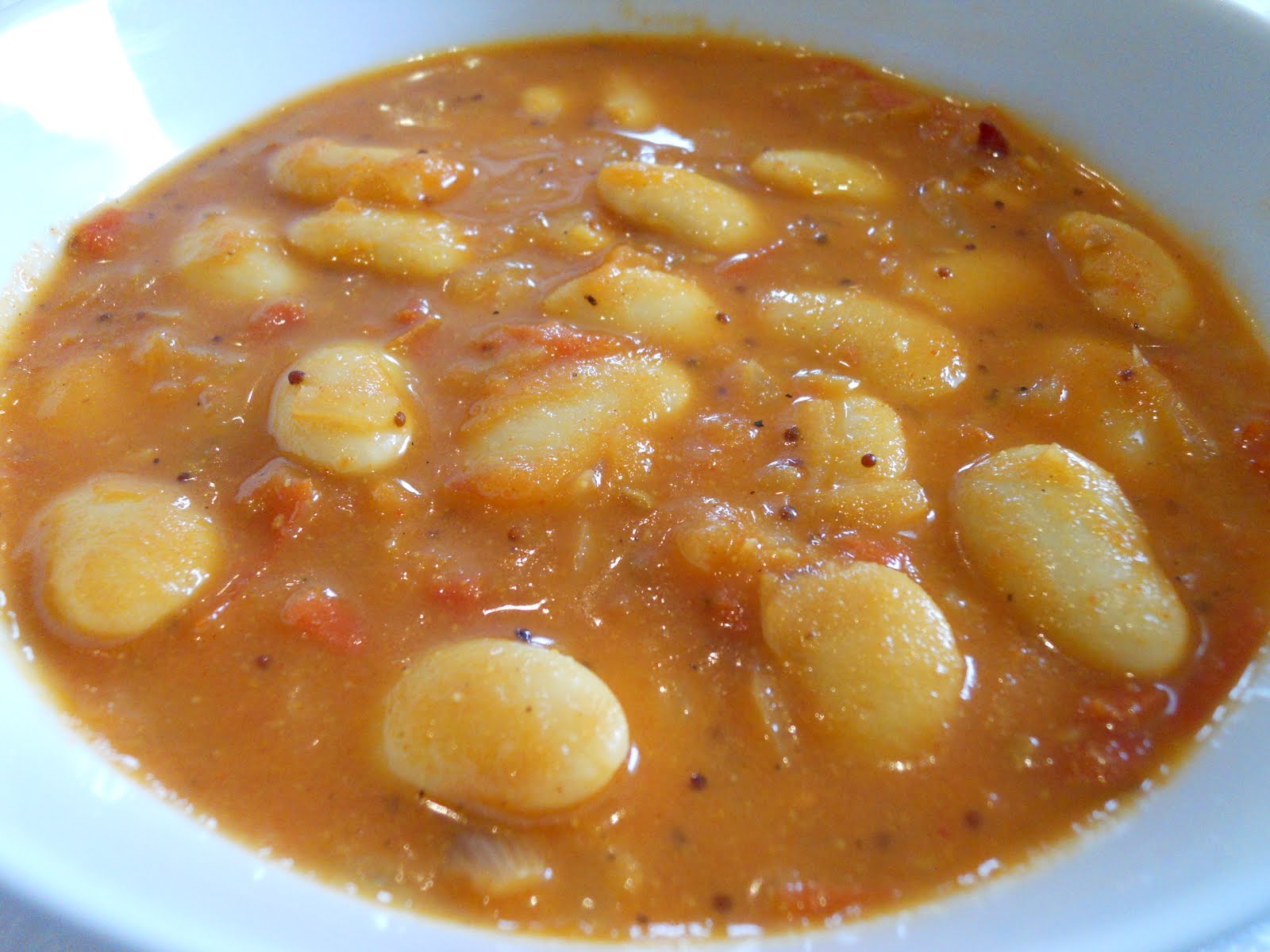 pavani's dishes BUTTER BEANS/LIMA BEANS CURRY
