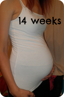 14 weeks pregnant with second child, bump watch
